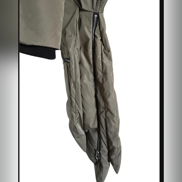 Orolay Womens Front Zip Long Sleeve Down Quilted Hooded Jacket Green Size Small - Picture 7 of 14